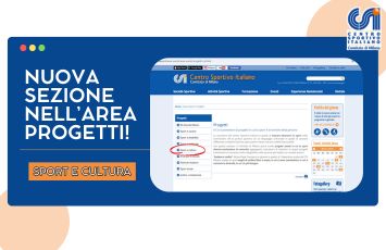 Un nuovo contenitore per Sport e Cultura